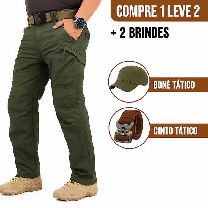 Calça Tática Steel - Compre 1 Leve 2 + Brindes
